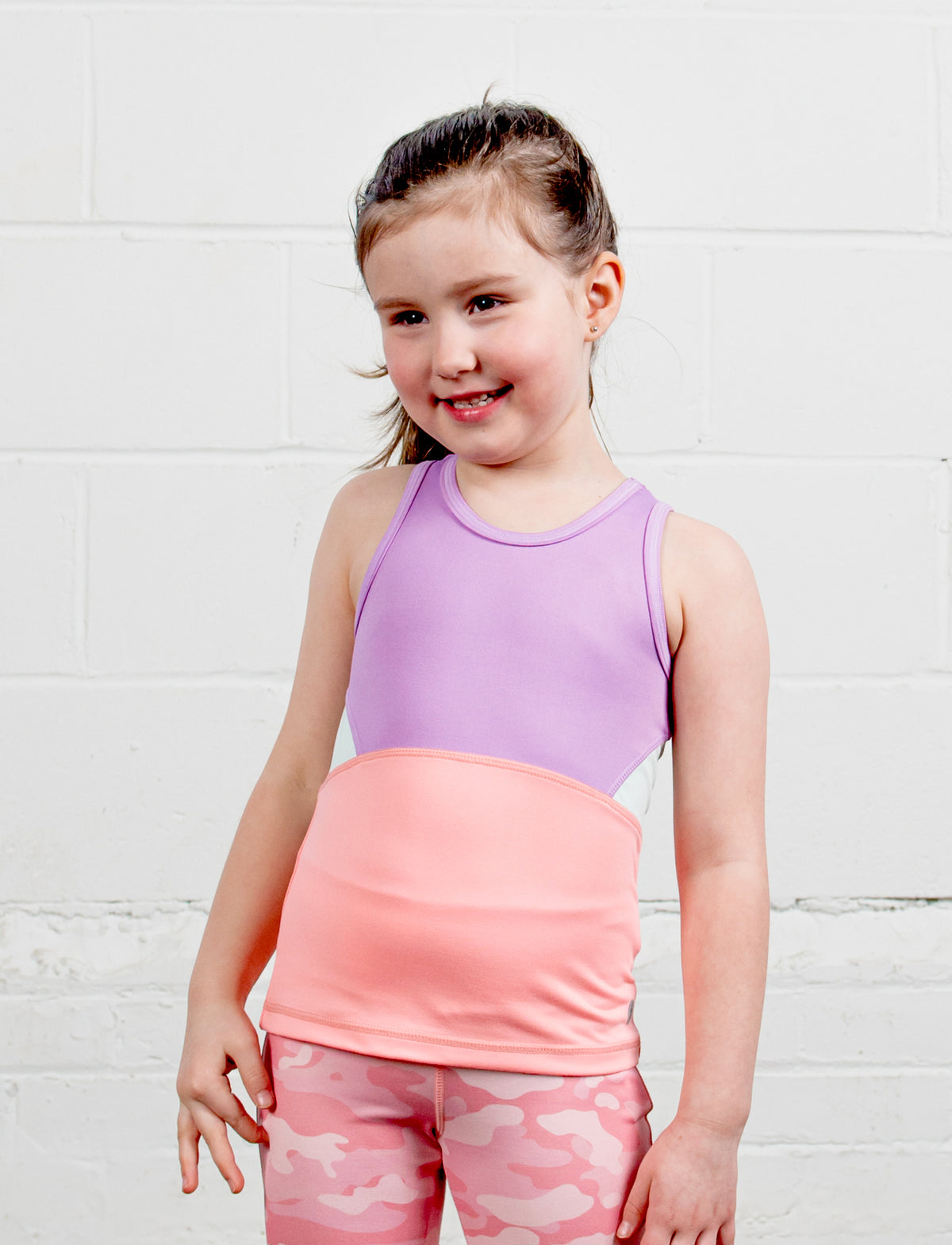 The GIRLS 2-6 COLOR BLOCKED TANK Jill Yoga brand offers the best value for  the money